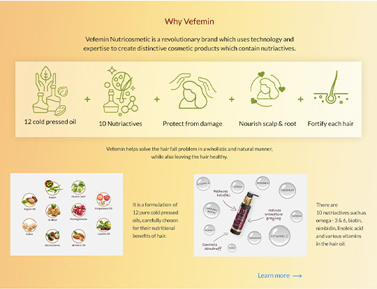 Infographic design for fmcg company product 