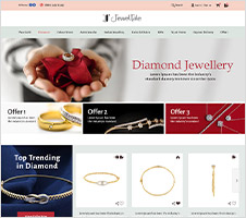 website development for  luxury jewellery