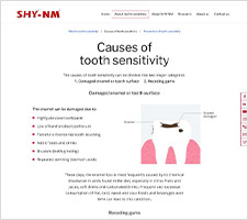 Website design & development for toothpaste