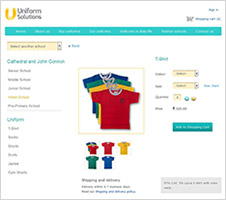 Website developed in ecommerce content management system Joomla and VirtueMart