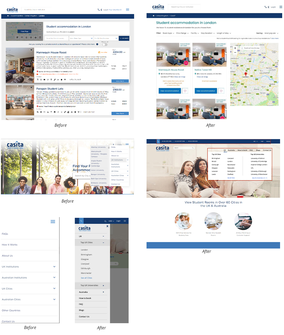Agency for student accomodation portal 